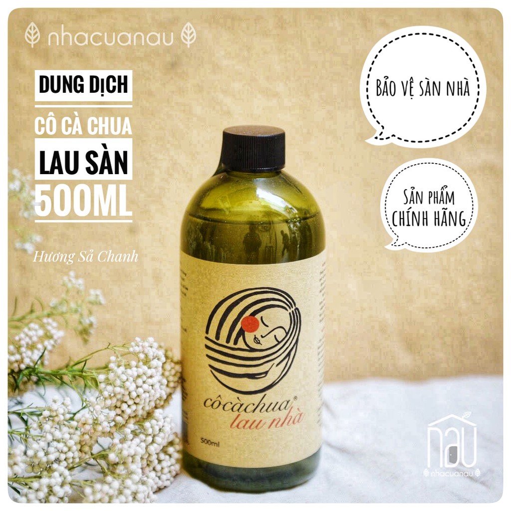 [Chai 500ml] Dung dịch giặt rửa Cô cà chua công nghệ làm sạch sinh học an toàn cho gia đình thân thiện môi trường