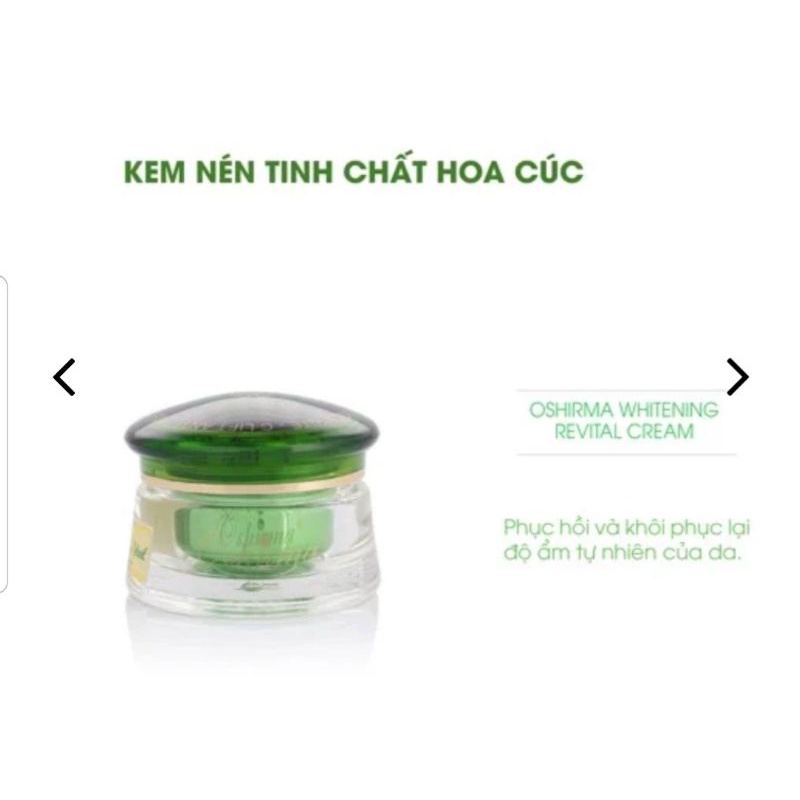 Kem Hoa Cúc Chống Mụn Đầu Đen Oshirma 18gram
