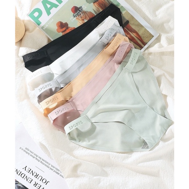 Quần Lót Nữ Su Gân Tăm Tàng Hình Chữ SPORT Sport 9026 Coco land đồ lót nữ deal sock