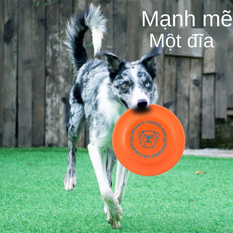 Đĩa quay thi đấu tiêu chuẩn Meianju Frisbee đồ chơi thú cưng Frisbee Đĩa huấn luyện chó nổi và ném đồ chơi