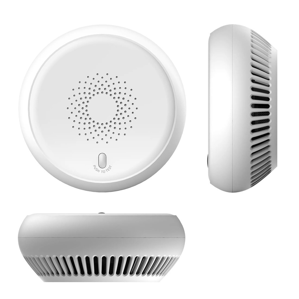 Cảm Biến Báo Cháy Báo Khói Zigbee Tuya Smart, Báo Động Chống Cháy, Hệ Thống An Ninh Gia Đình