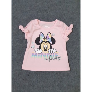 Áo phông bé gái Mickey chất cotton mềm mát