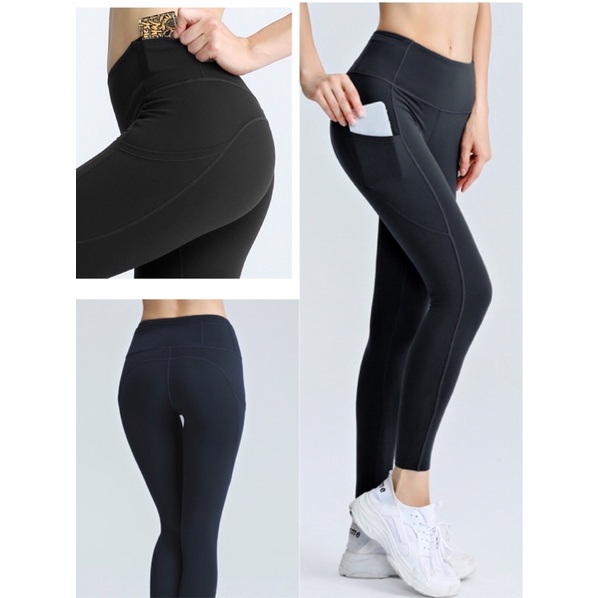 Quần dài tập gym,yoga (có túi) nữ dễ thương