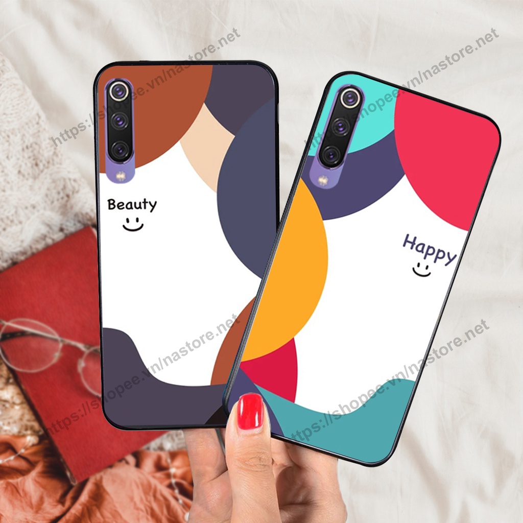 Ốp lưng Xiaomi Mi 9 / MI 9 SE mặt cười, họa tiết caro đơn giản đẹp cute
