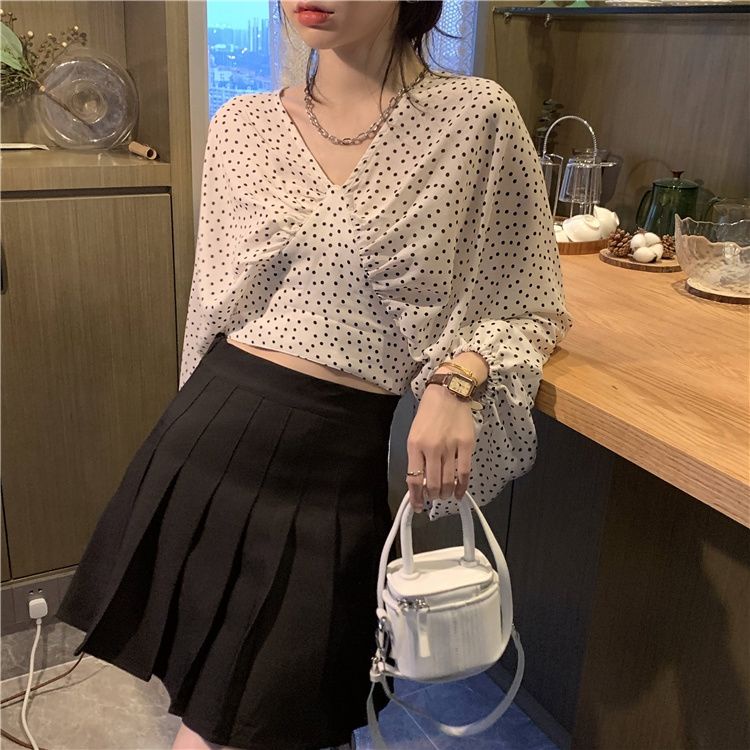 Áo Croptop Dài Tay Thiết Kế Mới Thời Trang Dành Cho Nữ