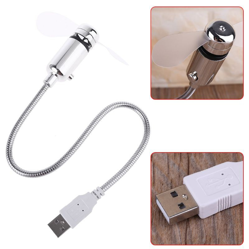 Quạt làm mát usb linh hoạt tiết kiệm năng lượng có công tắc cho notebook laptop máy tính