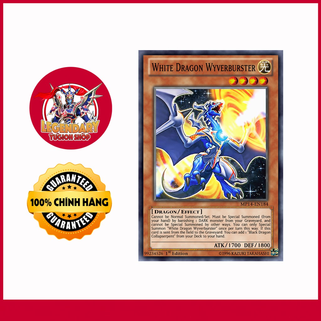 Thẻ Bài Yugioh Chính Hãng] White Dragon Wyverburster