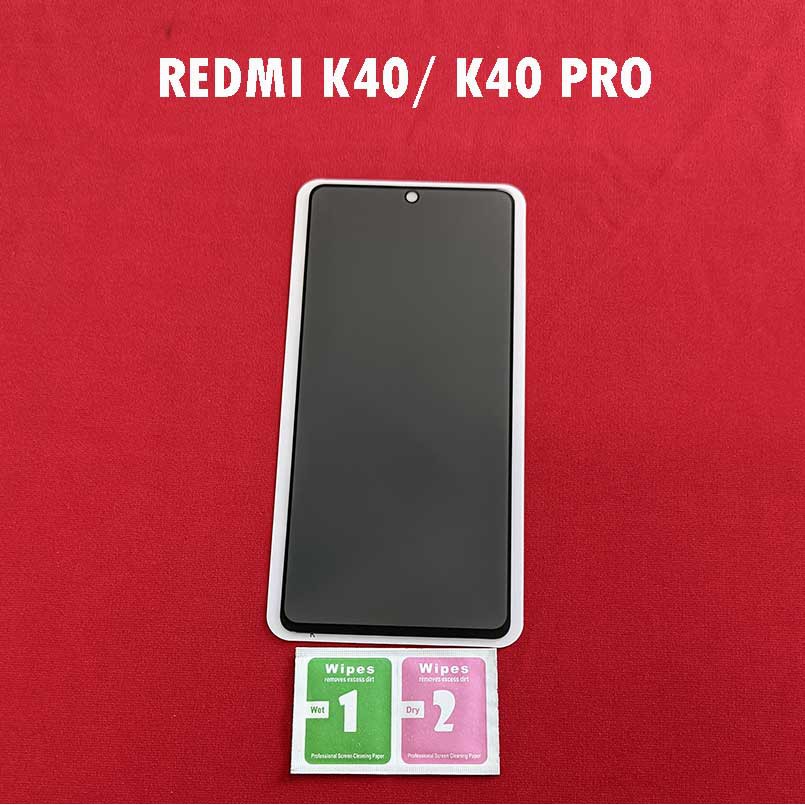 Dán cường lực phủ màn hình chống nhìn trộm Xiaomi Redmi K40 K40 Pro K40 Gaming