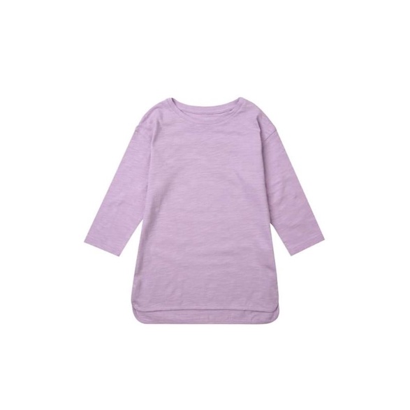 Áo Top 10 Kids Cotton Slub 7 Long Tea