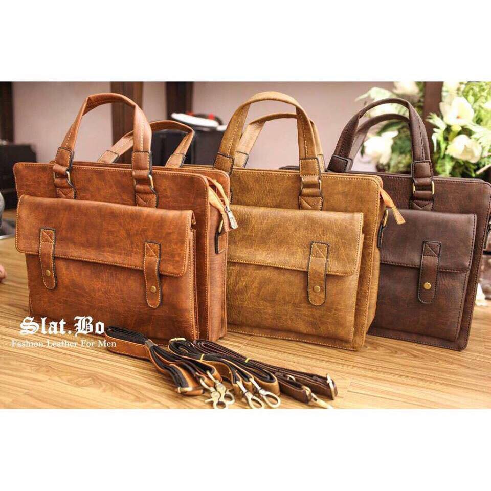 CẶP VĂN PHÒNG - CẶP ĐỰNG LAPTOP THỜI TRANG SLAT BO | BigBuy360 - bigbuy360.vn