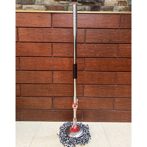 Cây lau nhà 360 độ thái inox tăng đưa, chổi lau sàn nhà thông minh cao cấp 125cm