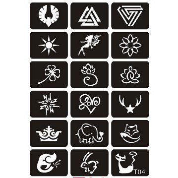 KHUÔN VẼ HENNA DÙNG NHIỀU LẦN