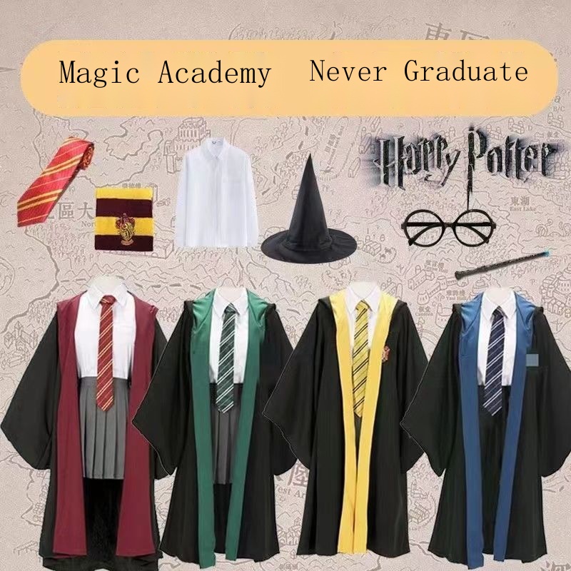Bộ Đồ Hóa Trang Phù Thủy Trong Phim Harry Potter Độc Đáo Cho Bé Dịp halloween