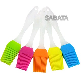 Cọ (Chổi) silicon rời cán nhựa đục 17cm