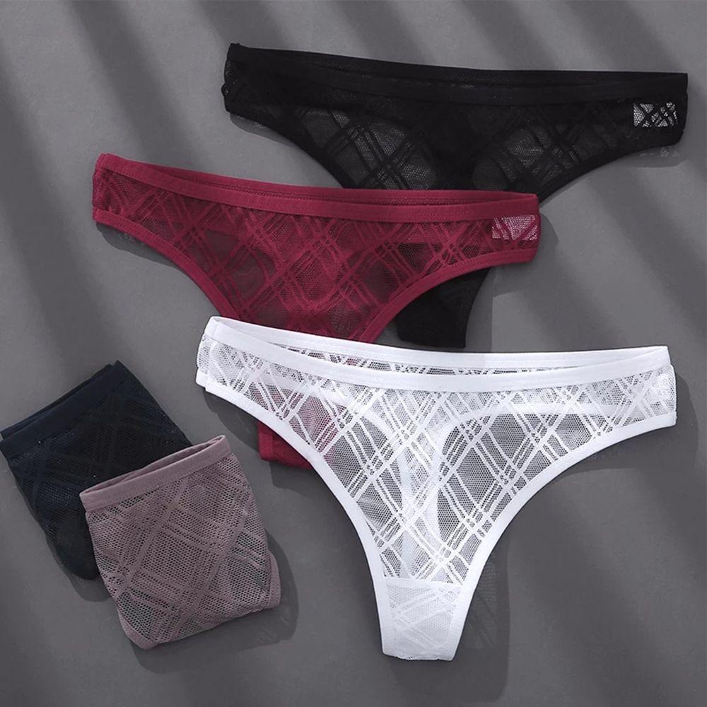 Quần Lót Ren Cotton Mềm Mại WMES15H Lưng Thấp Gợi Cảm Cho Nữ
