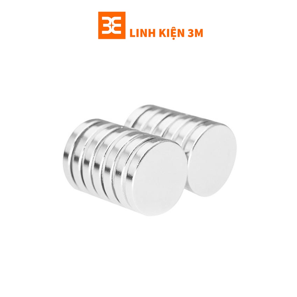 Nam Châm Đất Hiếm Tròn Không Lỗ ( Đủ Loại )