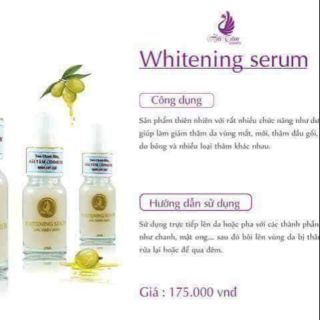 Whitening serum hải tâm