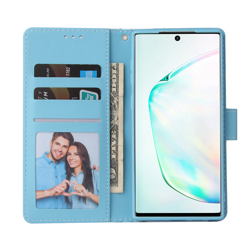 Ốp lưng điện thoại dạng ví lật bằng da cho Samsung Note 20 Ultra 10 Plus 9 Note 10 Lite S10 Lite A71 A51 5G A50