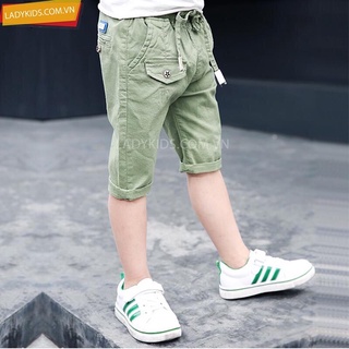 Quần kaki bé trai, quần lửng kaki