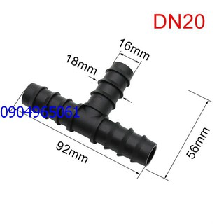 10 chiếc tê ống 16mm LDPE