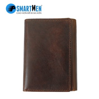 Ví gấp cầm tay SMARTMEN màu nâu VD-14