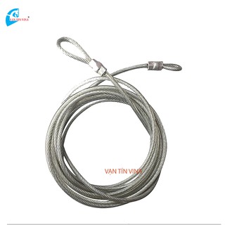 Dây cáp xích bọc nhựa khoá xe