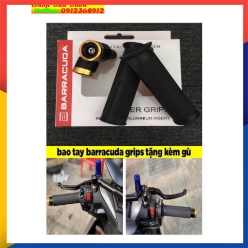 Tay Ga, bao tay barracuda grips bản model 2019
