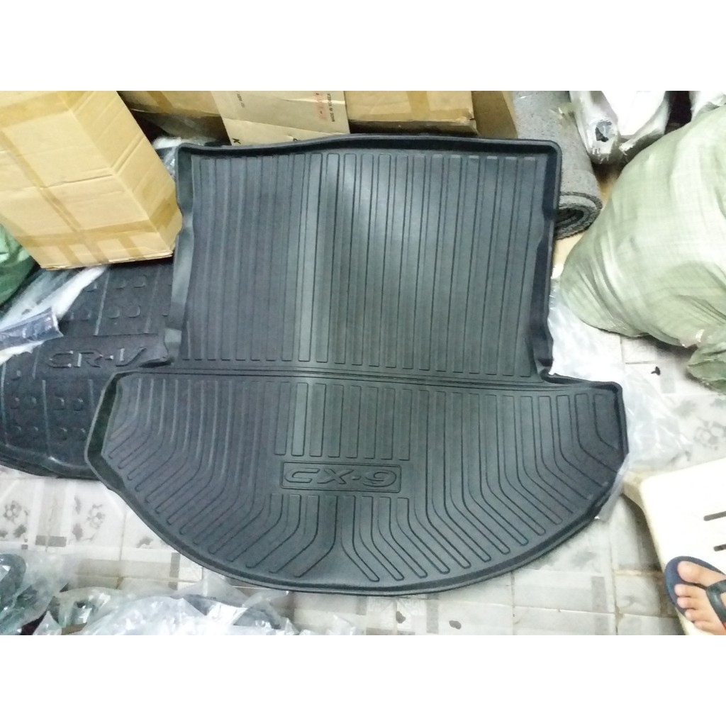 Lót cốp nhựa xe Mazda CX9 , CX-9 Hàng chuẩn theo xe, không mùi, không thấm nước