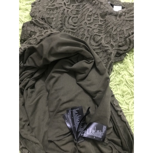 Váy xanh rêu size m 150k