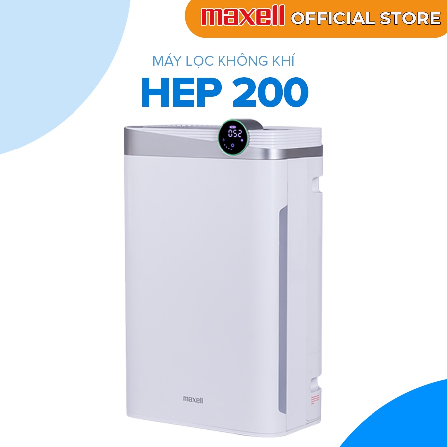 Máy Lọc Không Khí Kháng Khuẩn Anti-bacterial Air Purifier Maxell MAXP-HEP 200