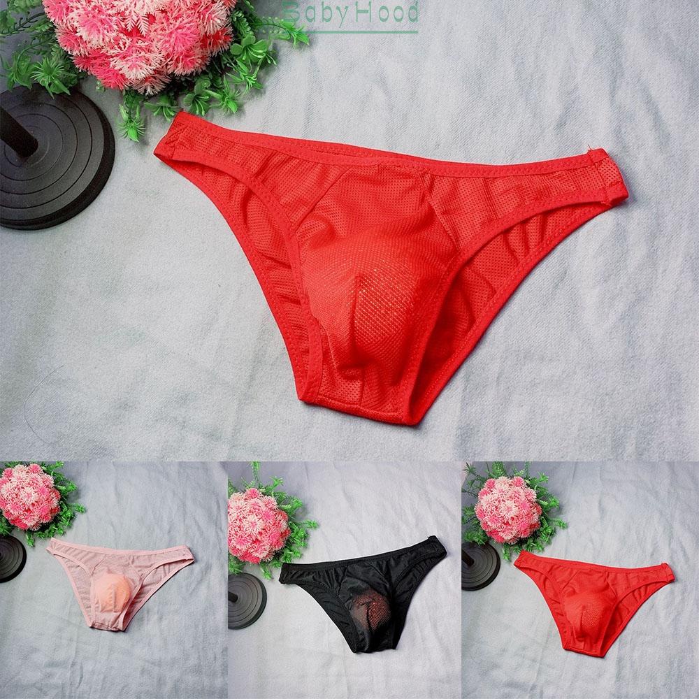 Quần lót nam lưới xuyên thấu cạp thấp quyến rũ