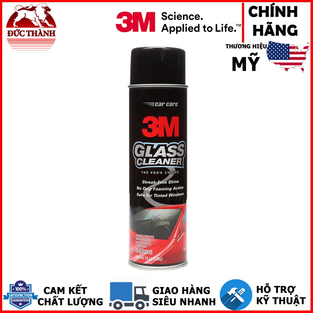 Bộ 2 chai Nước rửa kính và vệ sinh kính xe hơi 3M 08888 538g