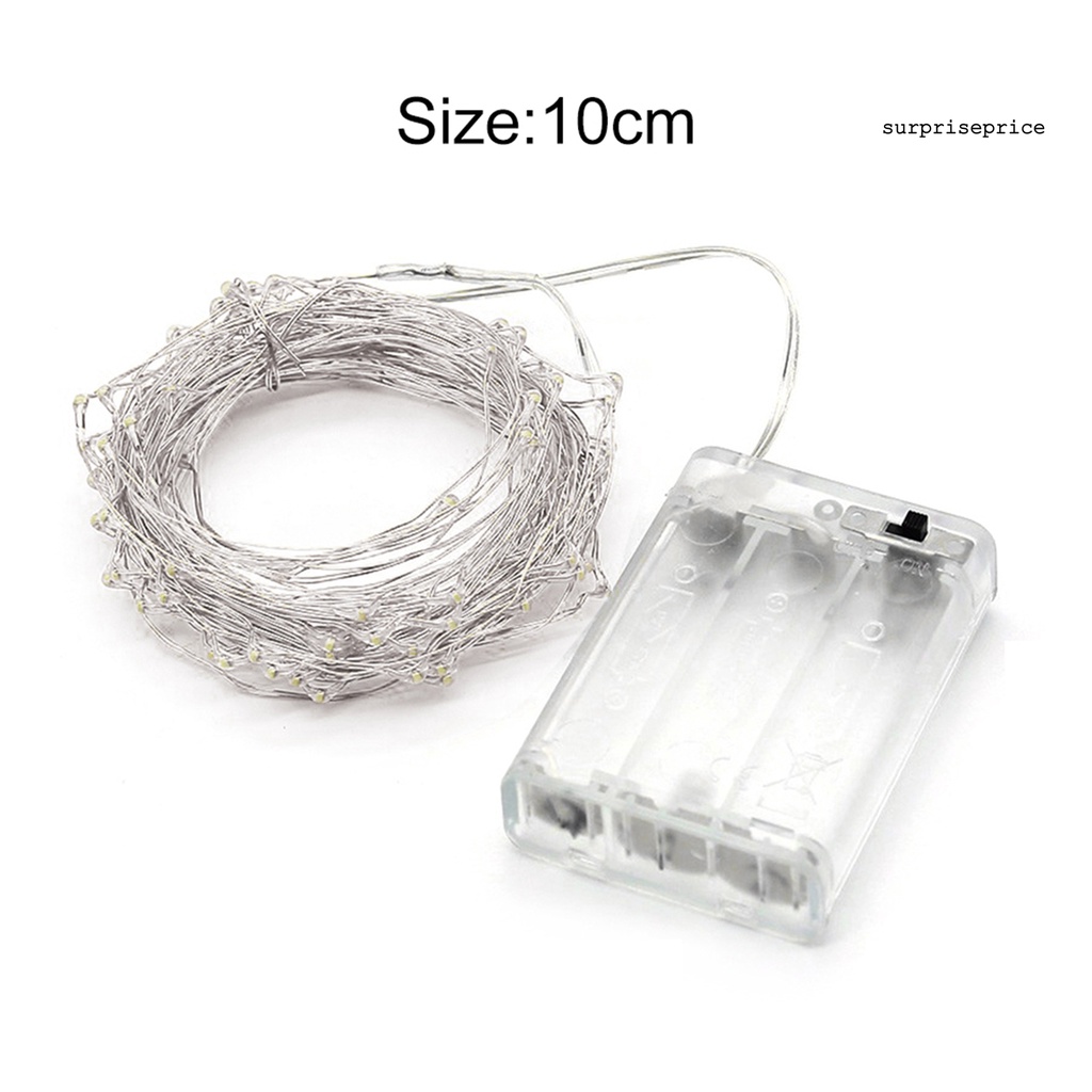 Dây đèn LED dài 2/5/10m kiểu ánh sao dùng cho trang trí tiệc