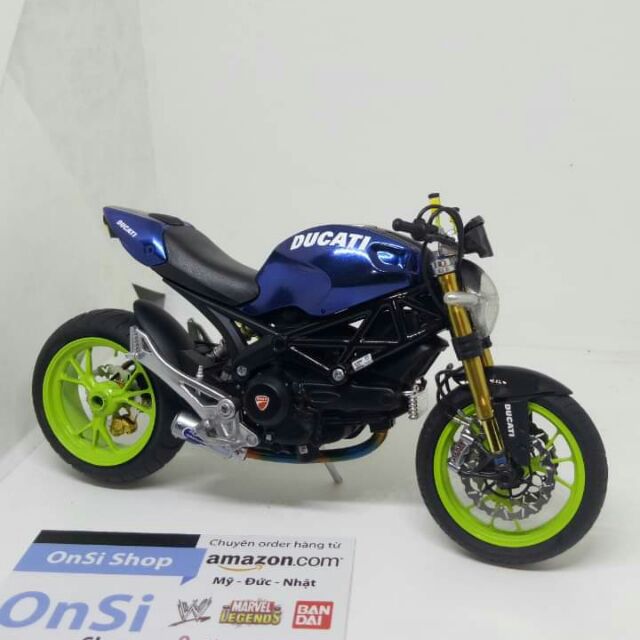 DUCATI MONSTER 1100 ĐỘ 1/12 NEWRAY TAMIYA TOPSTUDIO MR.HOBBY MÔ HÌNH