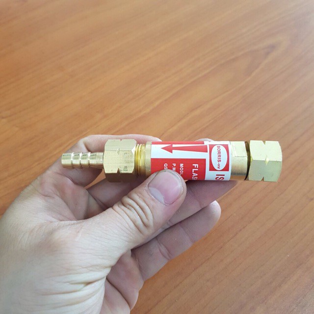 Bộ Van chống cháy ngược đồng hồ gas oxy ren 17