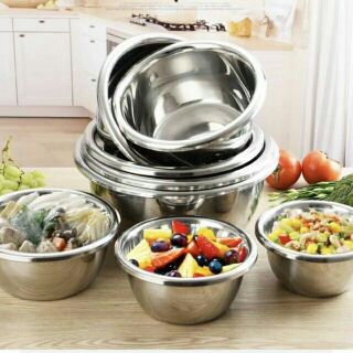 Thau tô trộn đồ inox 26 cm