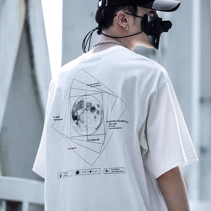 Áo thun tay lỡ form rộng - phông nam nữ cotton oversize - T shirt Basic plan - 2N Unisex | BigBuy360 - bigbuy360.vn