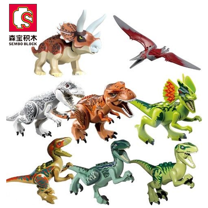 lego Đồ chơi lắp ráp hình khủng long nhiều phong cách tùy chọn dùng làm quà tặng dành cho trẻ em