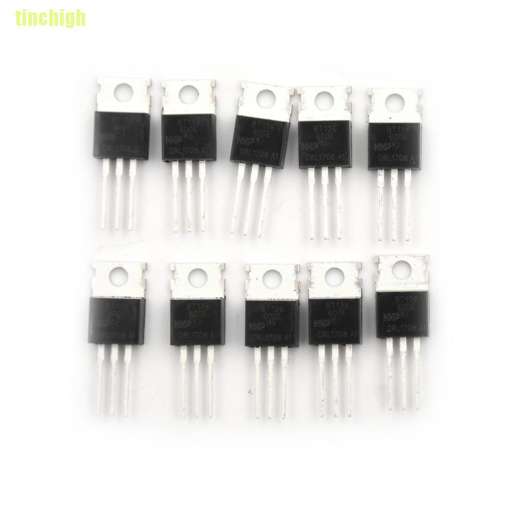Bộ 10 Linh Kiện Điện Tử Bt136-600E Bt136-600 Bt136
