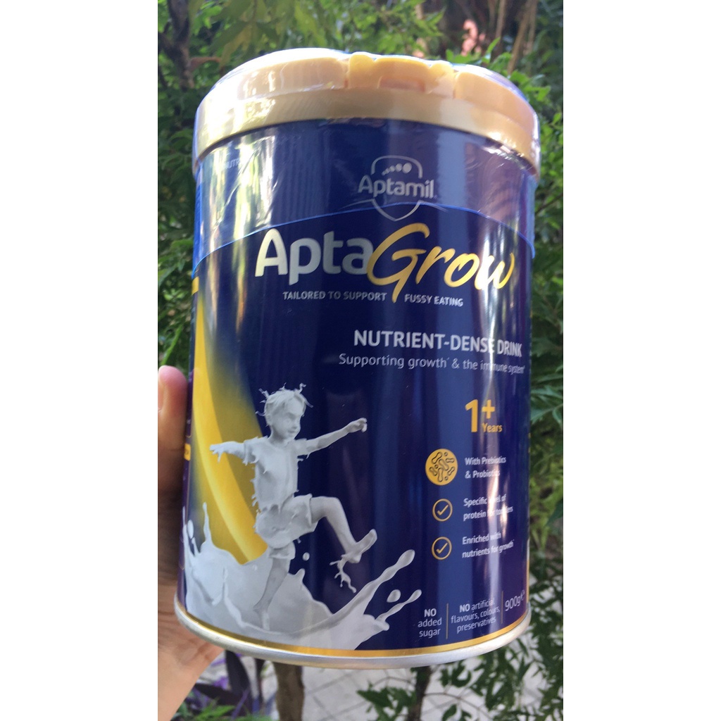Sữa Aptamil AptaGrow Úc, Hộp 900Gr, số 1+, 3+, 6+ ,Sữa Aptamil hữu cơ giàu dinh dưỡng cho bé yêu phát triển toàn diện
