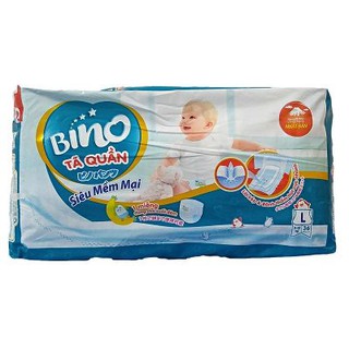 (TẶNG 2 KHĂN MẶT CHO BÉ) Bỉm Bino Cỡ Trung Tã Quần M40/L36/XL32