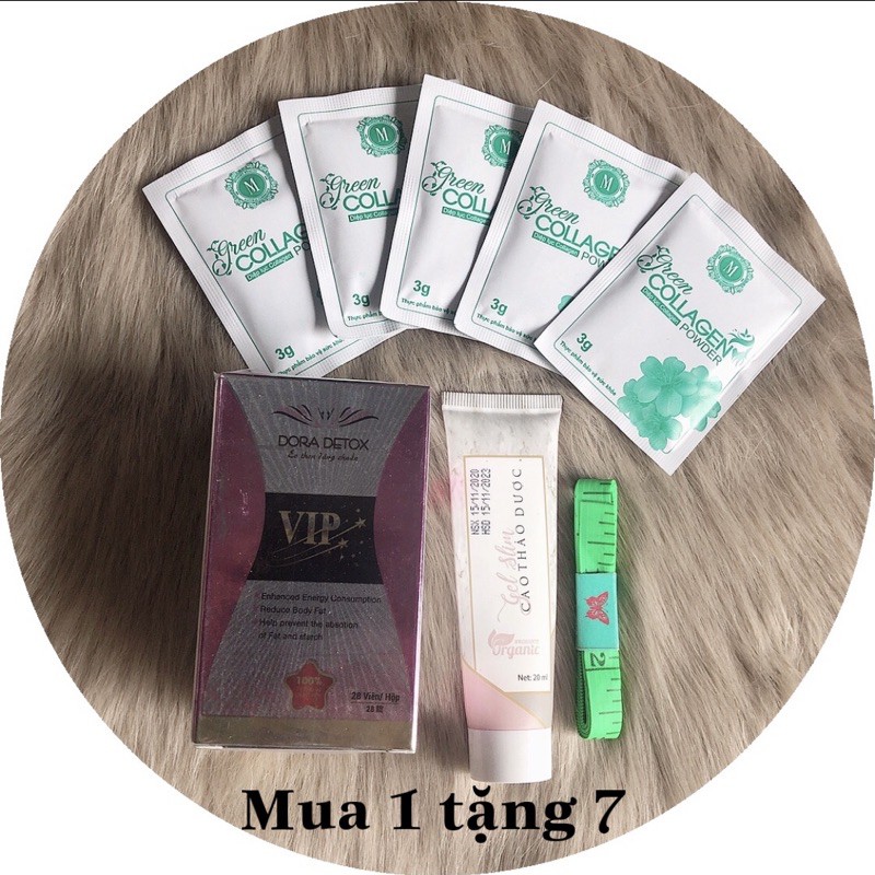 GIẢM CÂN DORA DETOX VIP - HÀNG CHÍNH HÃNG - TẶNG KÈM QUÀ - LẤY SỈ IB GIÁ TỐT