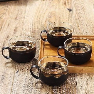 Bộ bình lọc trà kèm 4 cốc