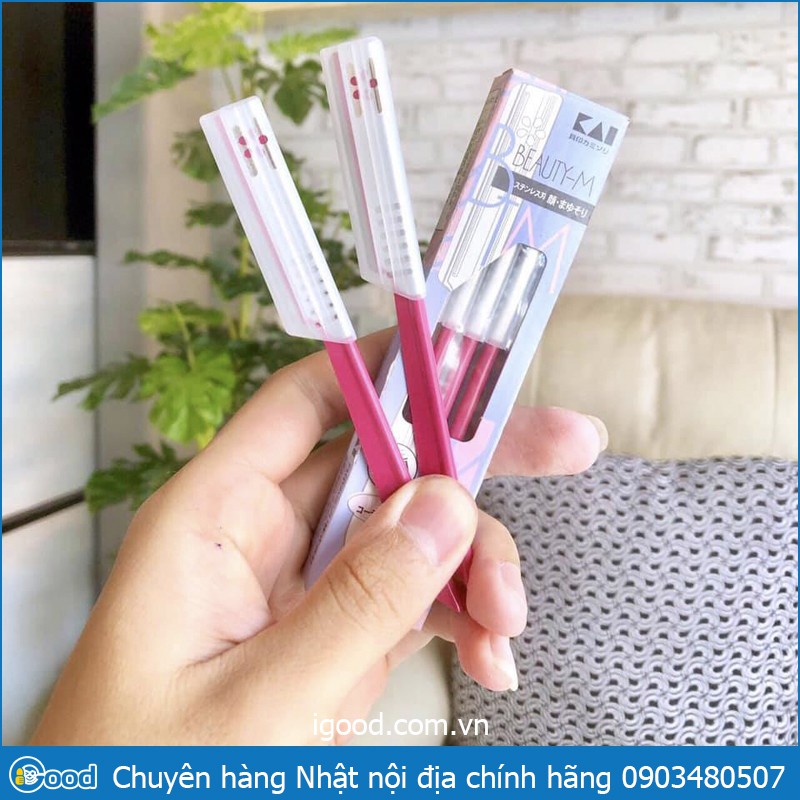 IGOOD - Set 5 dao cạo lông mày KAI Nhật Bản