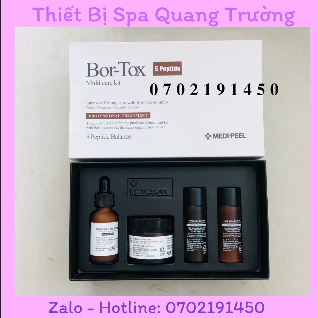 Set Medi-Peel Bor-Tox 4 món căng bóng da –Se khít lỗ chân long- Trẻ hóa da cực đỉnh