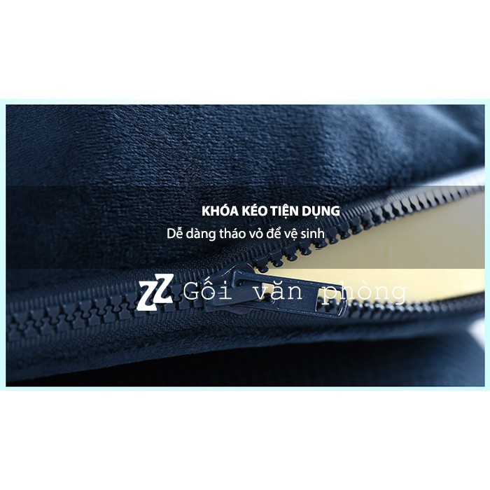 Gối Đệm Lót Ghế ZURI PILLOW GLM-04 Cho Người Bị Bệnh Trĩ, Đau Xương Cụt, Đau Mỏi Mông