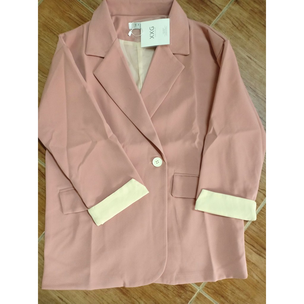 Sẵn Be M-XL,Đen(Hàng Đẹp)Áo blazer form rộng thời trang Hàn Quốc-Ảnh thật 8 hình cuối | BigBuy360 - bigbuy360.vn