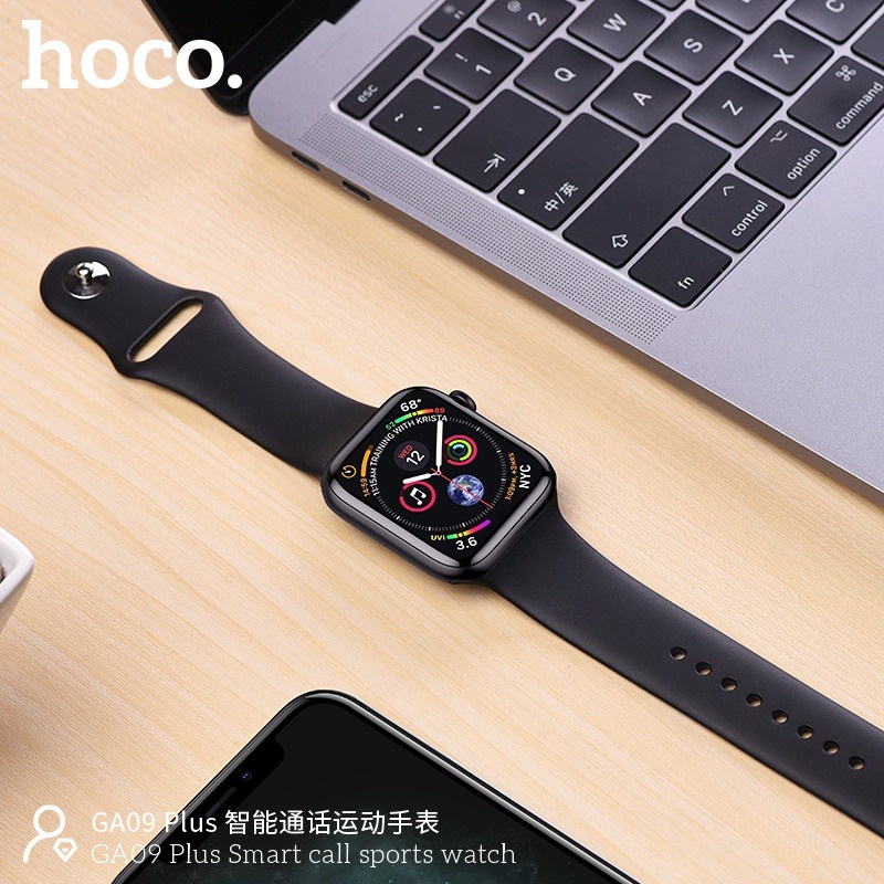 Đồng hồ thông minh Smartwatch Hoco GA09 Plus chống nước IP68, tích hợp theo dõi sức khỏe