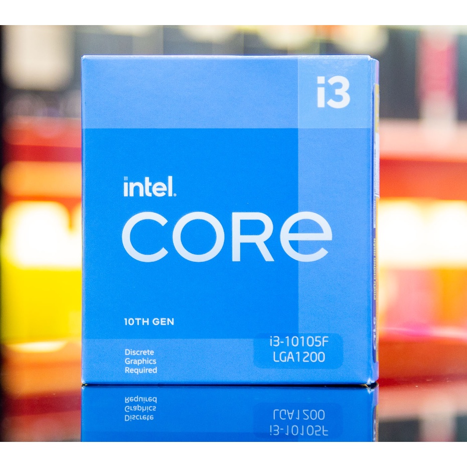 CPU Intel Core i3-10105F  BOX - Chính hãng