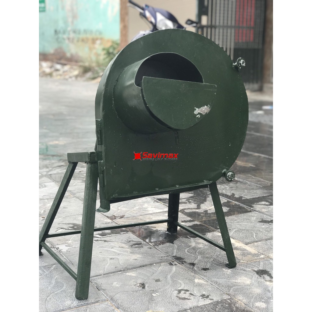 Máy vỡ hạt ngô mini kết hợp băm chuối làm thức ăn cho gia súc, gia cầm